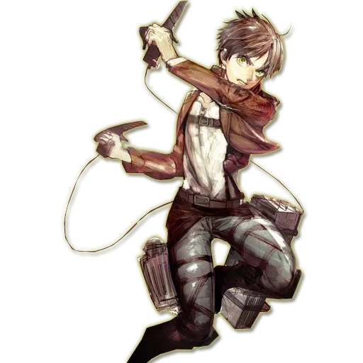 eren yeger, serangan titans, eren attack of the titans, serangan titanov levy upm, serangan anime dari titanes eren yeger