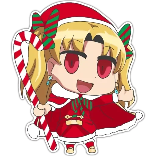 pador, pador pador, anime characters, ereshkigal faith chibi, new year's chibi saber