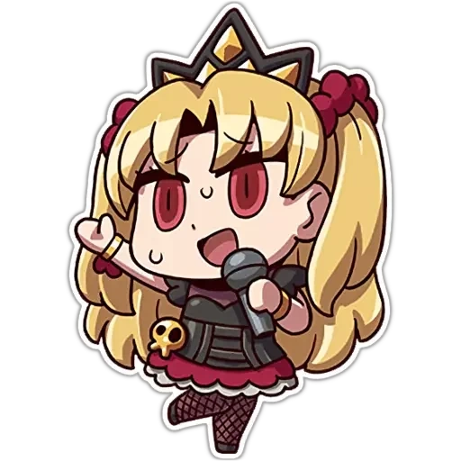 chibi, precioso anime, chibi ereshkigal, personajes de anime, fe ereshkigal chibi