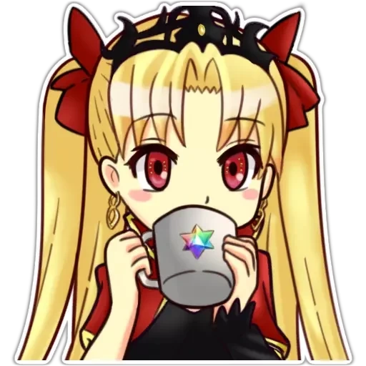 anime, bb faith chibi, anime characters, ereshkigal faith chibi, ereeshkigal ritsuka fujimaru