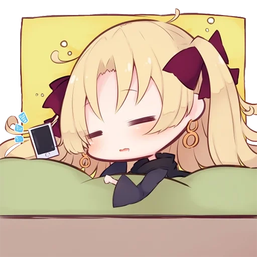 anime yang indah, anime itu lucu, karakter anime, seni anime yang indah, chibi iman ereshkigal