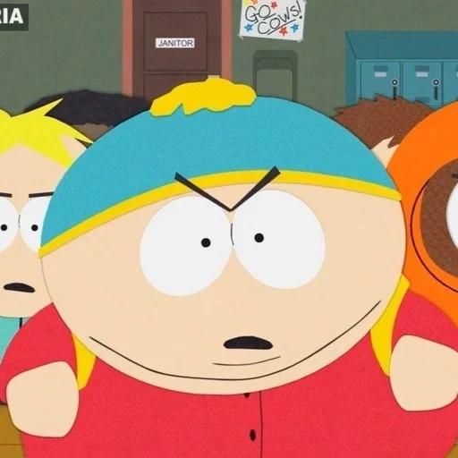 south park, eric cartman, tes taman selatan, eric cartman fak, eric cartman berambut merah tanpa jiwa