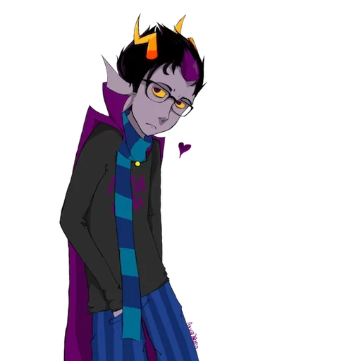 dwelling, eridan ampola, heridan holmes tucker, homestuck burgundy, hoomstak eridan karkat