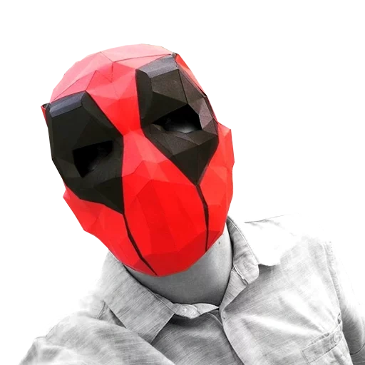 camarero muerto 2, cara de camarero muerto, máscara de camarero muerto, máscara de piscina muerta, deadpool mask paper