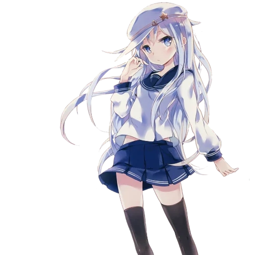 anime tianqi, menina anime, hibiki kancolle, kizaki hiroshi, vampiro de anime hibiki