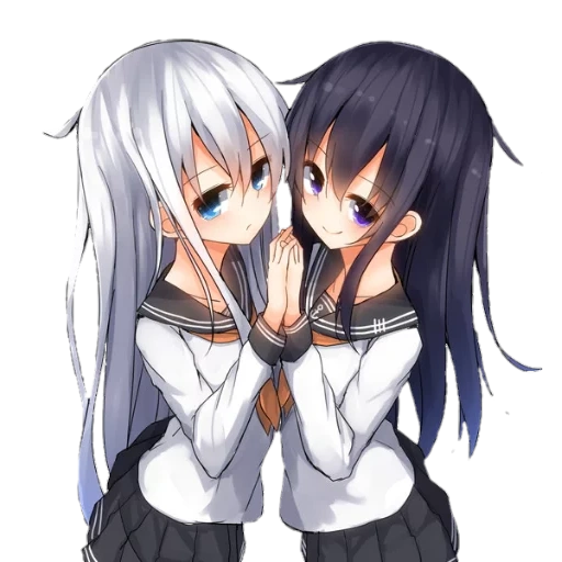 moe yuri, hibiki yuri, kantai sammlung, hibiki kantai sammlung yuri