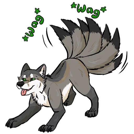 der wolf, alan wolf, der graue wolf, das wolfsmuster, karikatur von werewolf