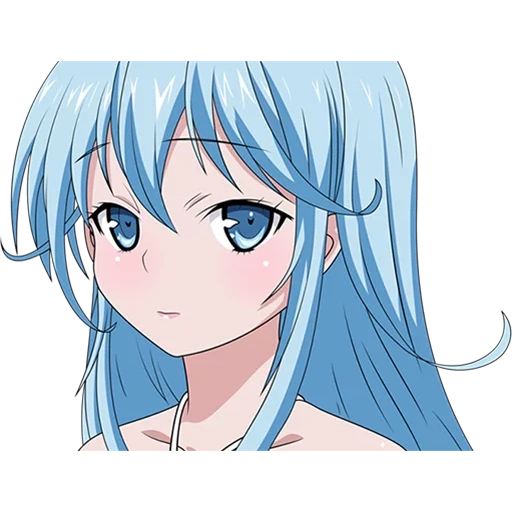 anime, anime girls, desenhos de anime, anime azul, personagens de anime