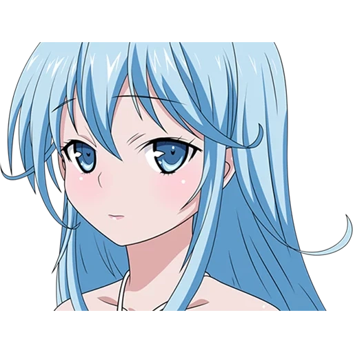 anime, anime girl, gambar anime, anime blue, karakter anime