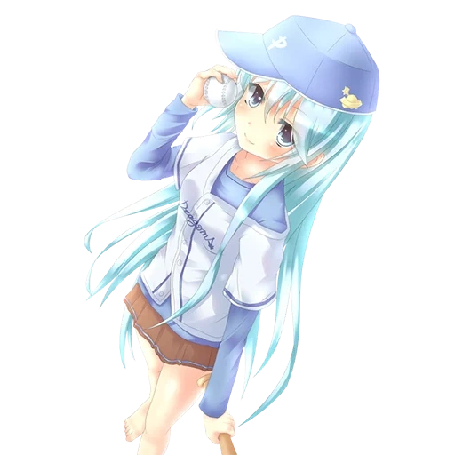 anime girl, anime characters, sile with blue hair, denpa onna to seishun otoko, anime wallpaper phone girl nyashki blue