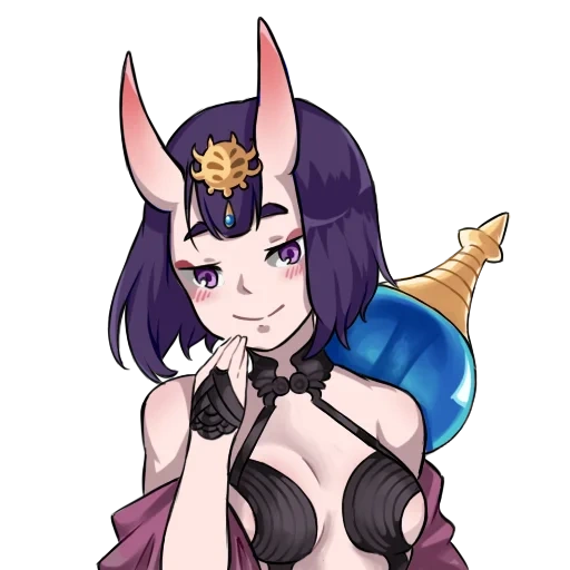 shuten douji, shuten fé doji, anime shuten chibi, shuten doji daemon, destino shuten maiô