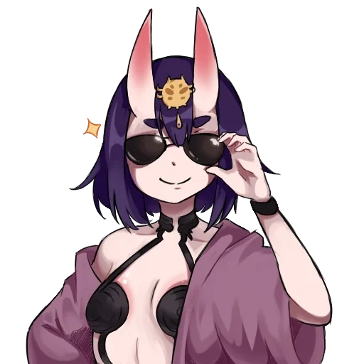 hugh teng destino, shuten douji, chica de animación, personajes de animación, creencias de shutten douglas