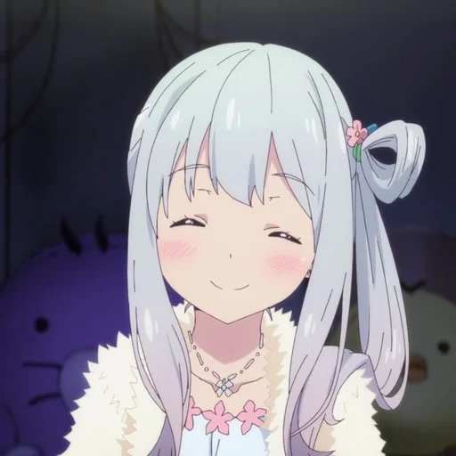 eromanga, emilia re zero, eromanga sensei, anime yuna sagiri, anime eromanga sensei ove