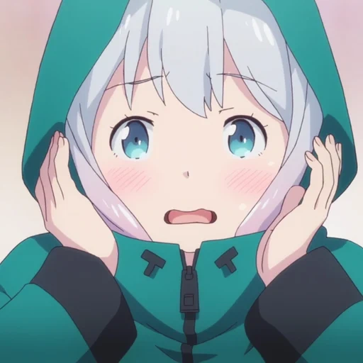 sagiri, eromanga, eromanga sensei, sagiri amazum anime, eromanga sensei gesicht