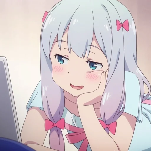 sagiri, anime sagiri, eromanga sensei, estética do anime sagiri, eromanga sensei sagiri