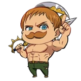 Escanor stickers pack - Grand Cross by @ZakuroSinOfPride