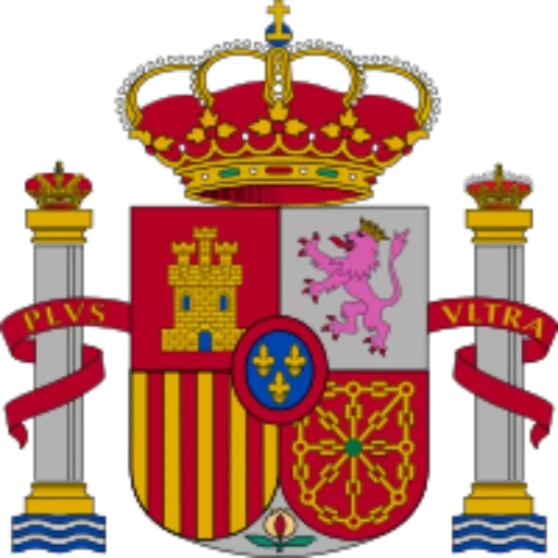 emblema della spagna, bandiera della spagna, stemma della spagna 1459, il regno di spagna è lo stemma, stemma della bandiera del regno di spagna