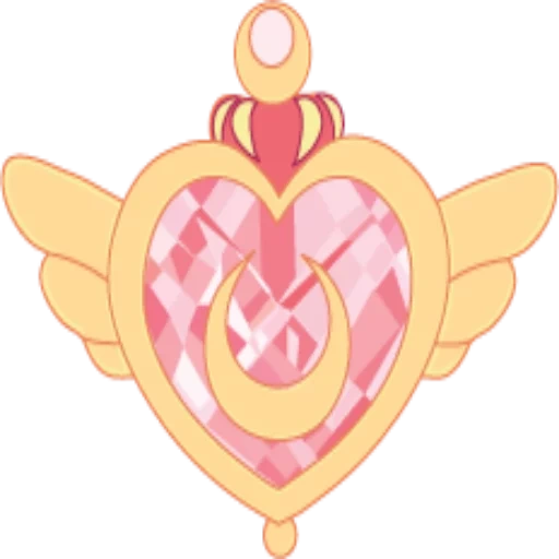 símbolo del corazón, corazón de nubes de vela, símbolos de sailormun, logotipo de sailormun crown, sailormun sticker heart