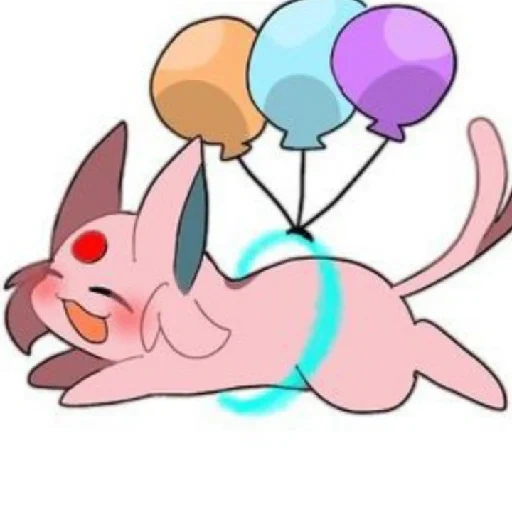 pokemon, maravilhoso skeetti, magic baby chibi espeon, bonito pokemon rosa, evolução do pokemon espeon