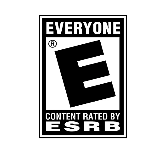 everyone esrb, logo everyone, contenuto del comitato europeo per il rischio sistemico esrb, logo del contenuto rated dell'esrb, board di rating di software di entertainment