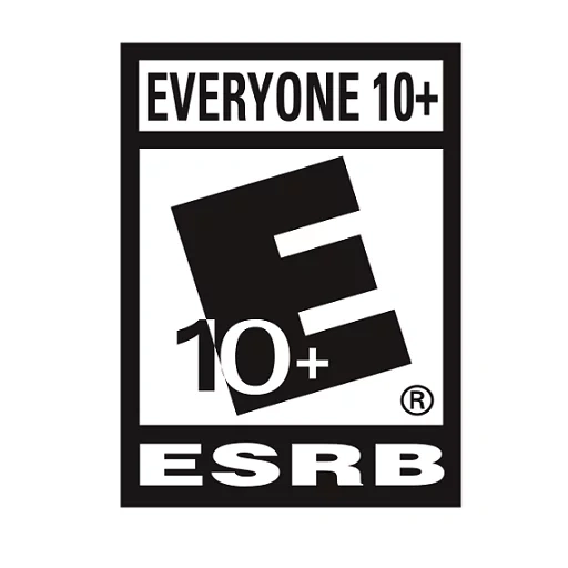 esrb semuanya, esrb semuanya 10, peringkat logo semua orang, papan peringkat perangkat lunak hiburan, konten semua orang dinilai oleh game esrb