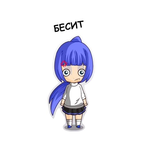 chibi, anime, anime, sarah chibi, ragazza chibi