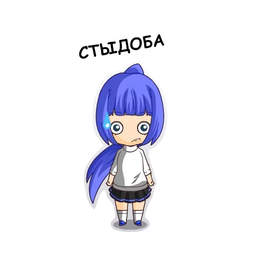 chibi, anime, anime, sarah chibi, karakter ekor peri red cliff