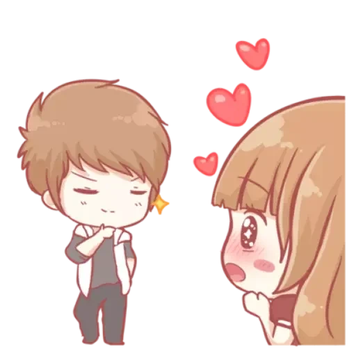 picture, anime pair, chibi in a couple, anya couples, love anime