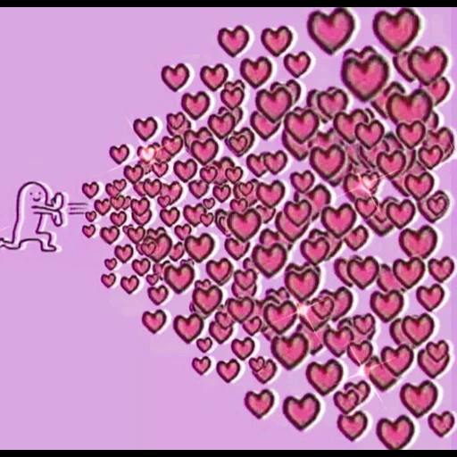 corazón, muchos corazones, corazón, corazón rosa, dibujo de corazón rosa