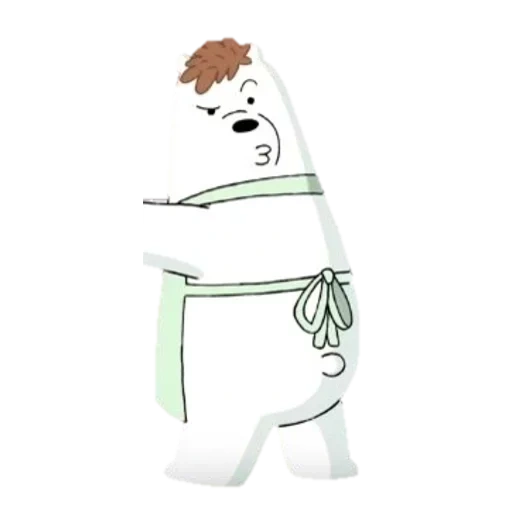 icebear, белый медведь, we bare bears, медведь милый, медведь мультяшный