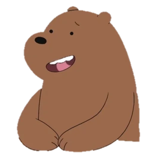 медведь, мистер гризли, медведь гризли, медведь коричневый, we bare bears гризли