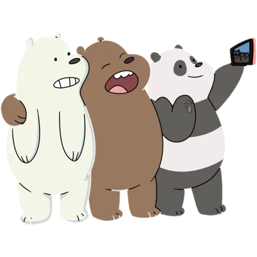 bare bears, вся правда о медведях, мультфильм we bare bears, 3 медведя панда белый бурый, мультфильм вся правда о медведях