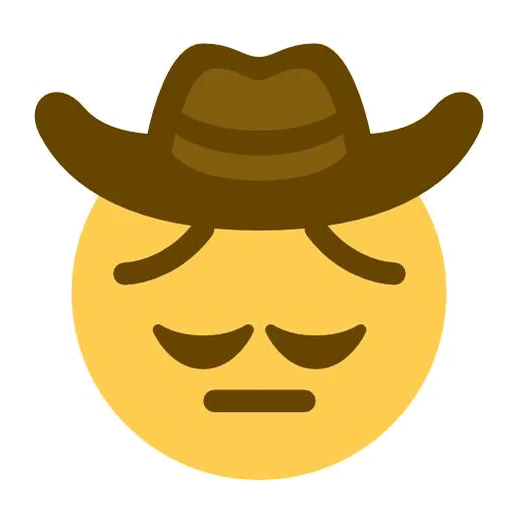 emoji smiles, smileik cowboy, smiley emoji, emoji discord, rhine cowboy emoji