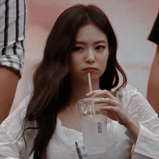 ким джису, дженни ким, black pink, blackpink jennie, jennie kim fansign