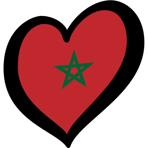 сердца, флаг сердце, форма сердца, символ сердца, марокко сердце