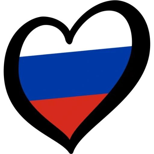 девушка, человек, сердце триколор, с россией сердце, флаг россии иконка