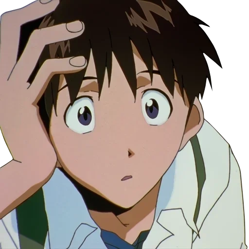 image, shinji ikari, dessins d'anime, personnages d'anime, shinji ikari avec une tasse