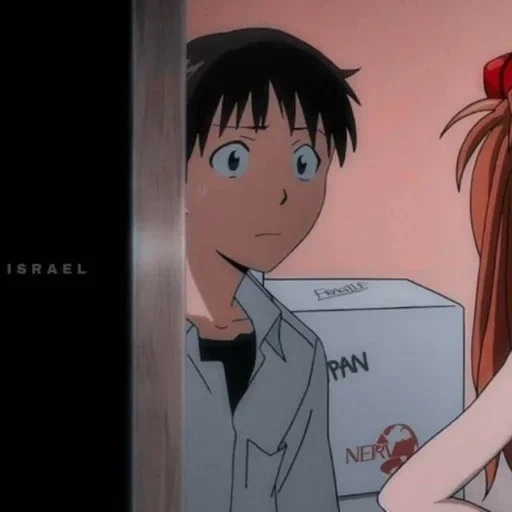 anime, evangelis, shinji akira, karakter anime, injil shinji asuka