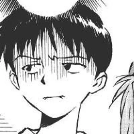 foto, shinji ikari, mangá de evangelion, manga shinji ikari, evangelion mang shinji