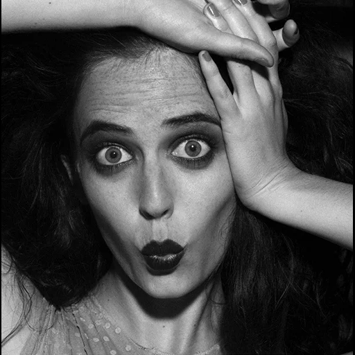 femmes, filles, eva green, eva green 18, expression faciale verte d'eva