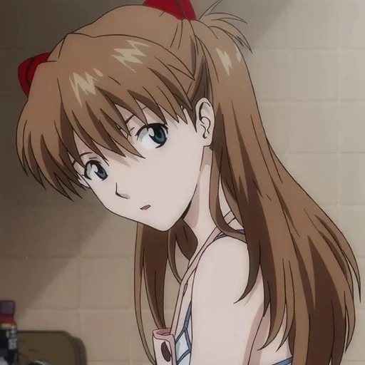 evangelis, anime girl, karakter anime, injil asuka 1995, injil 2.22 asuka