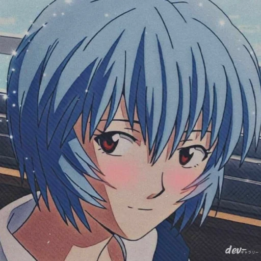 ayanami, rey ayanami, rei evangelion, anime triste, personnages d'anime