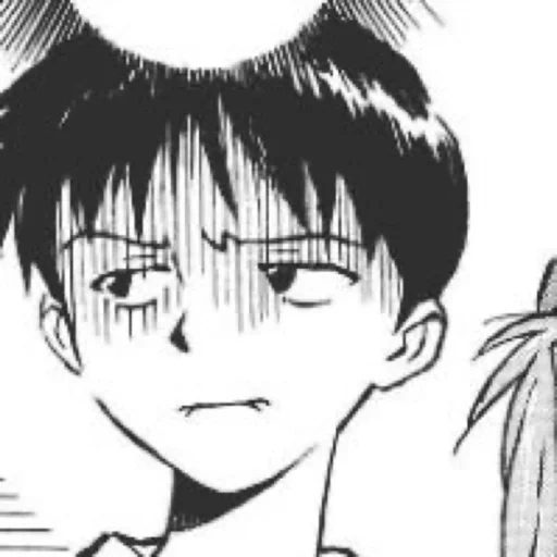 manga, immagine, shinji ikari, manga evangelion, manga shinji ikari