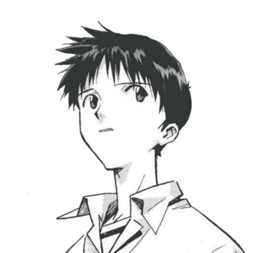 evangelion, shinji ikari, evangelion chb, manga evangelion, evangelion shinji