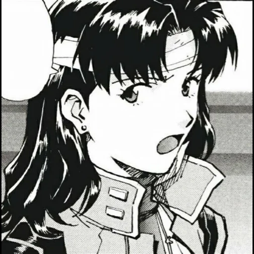 misato, manga misato, misato katsuragi, manga evangelion, evangelion misato