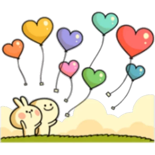 clipart, lovely watsap, cards are cute, cartoon hearts, on valentine's day