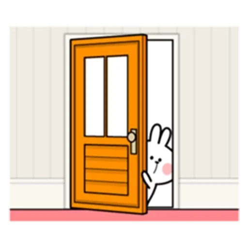 the door of the children, the door is vector, door drawing, opened door, door drawing of children