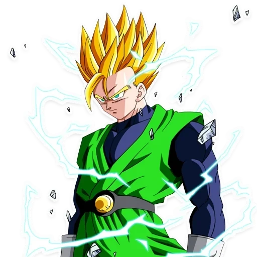 gohan, драконий жемчуг, gohan namek saga, great saiyaman ssj2, драконий жемчуг супер