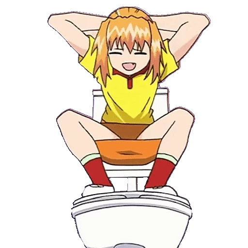 anime, toilet, anime nausea, anime characters
