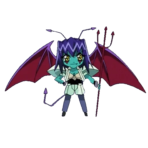 trojanischer sukkubus, der sukkubus kurumu, der sukkubus von myusca, satans sukkubus, anime cartoon engel link charakter